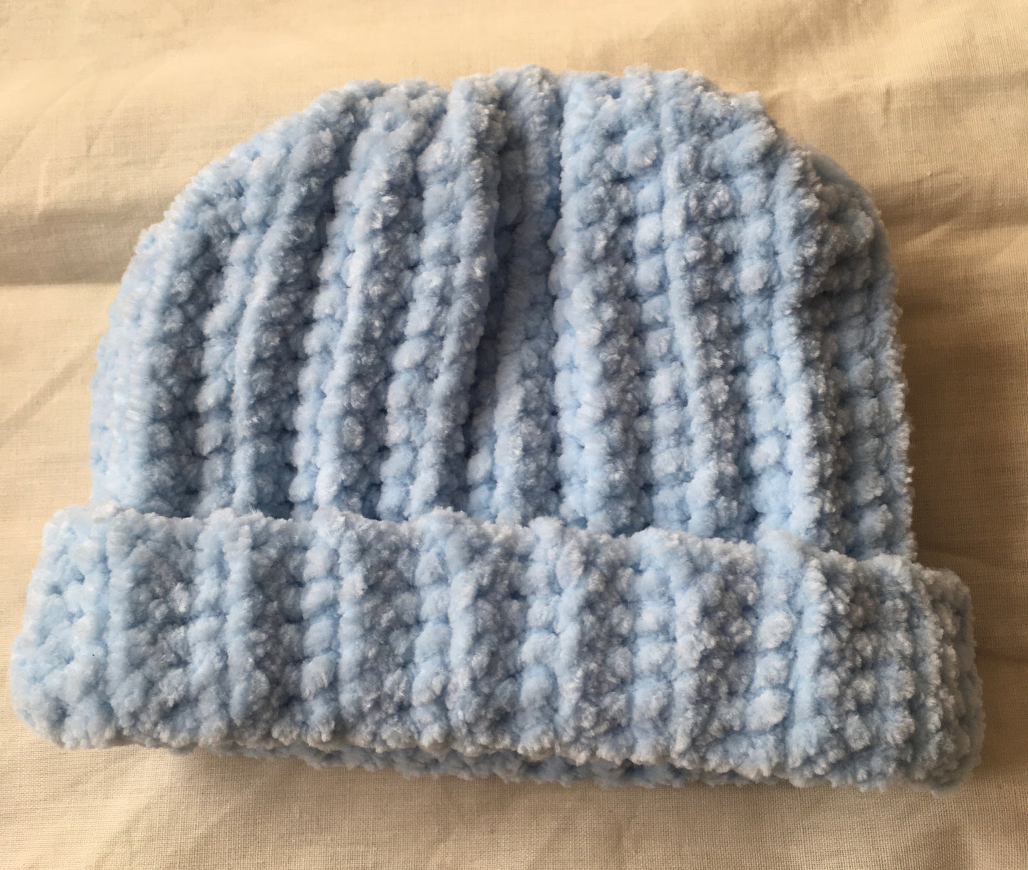 Velvet newborn baby hat