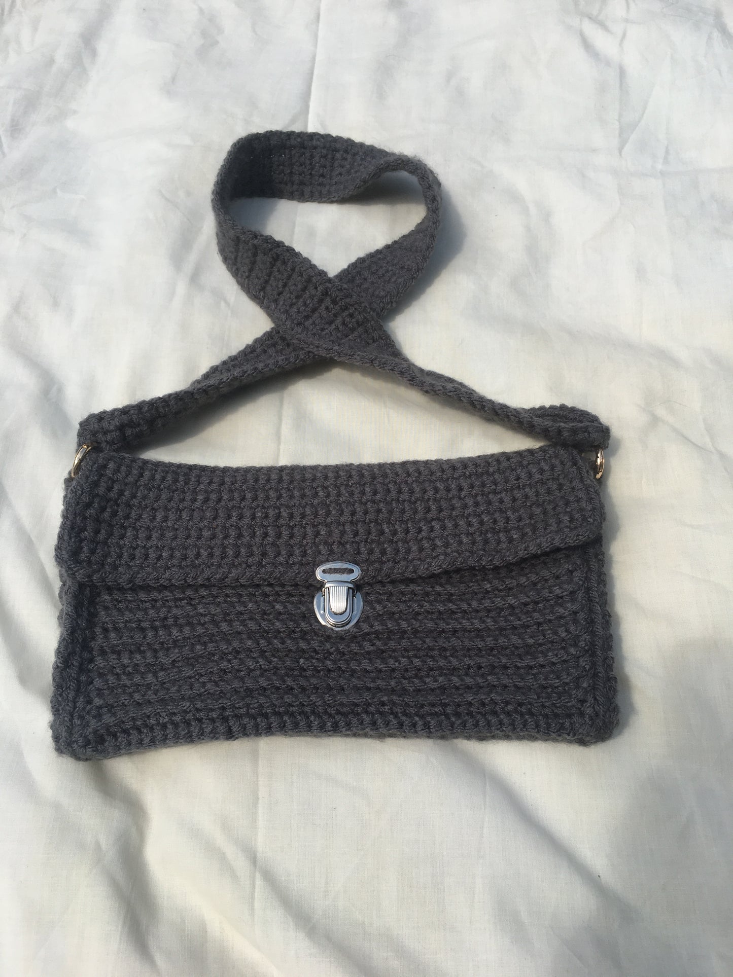 Cross body crochet bag