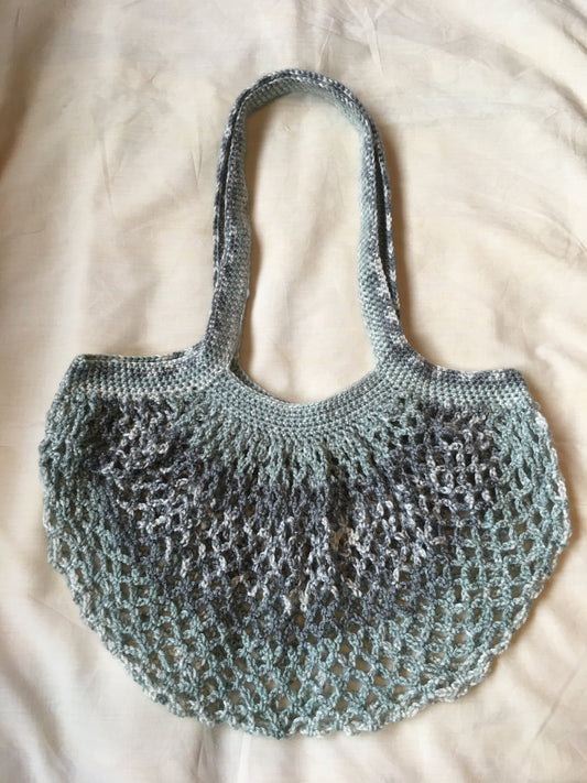 Crochet mesh market bag