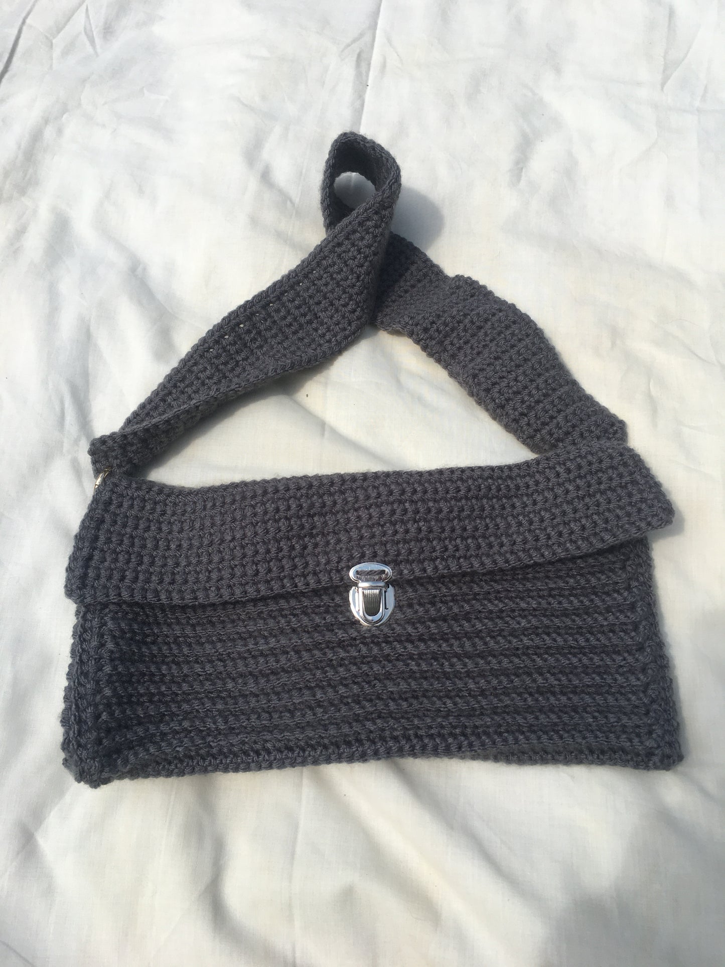 Cross body crochet bag